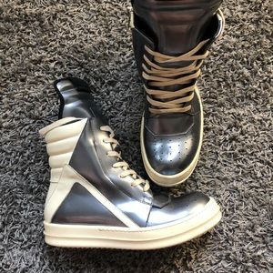 Rick Owens Geobasket dirty silver